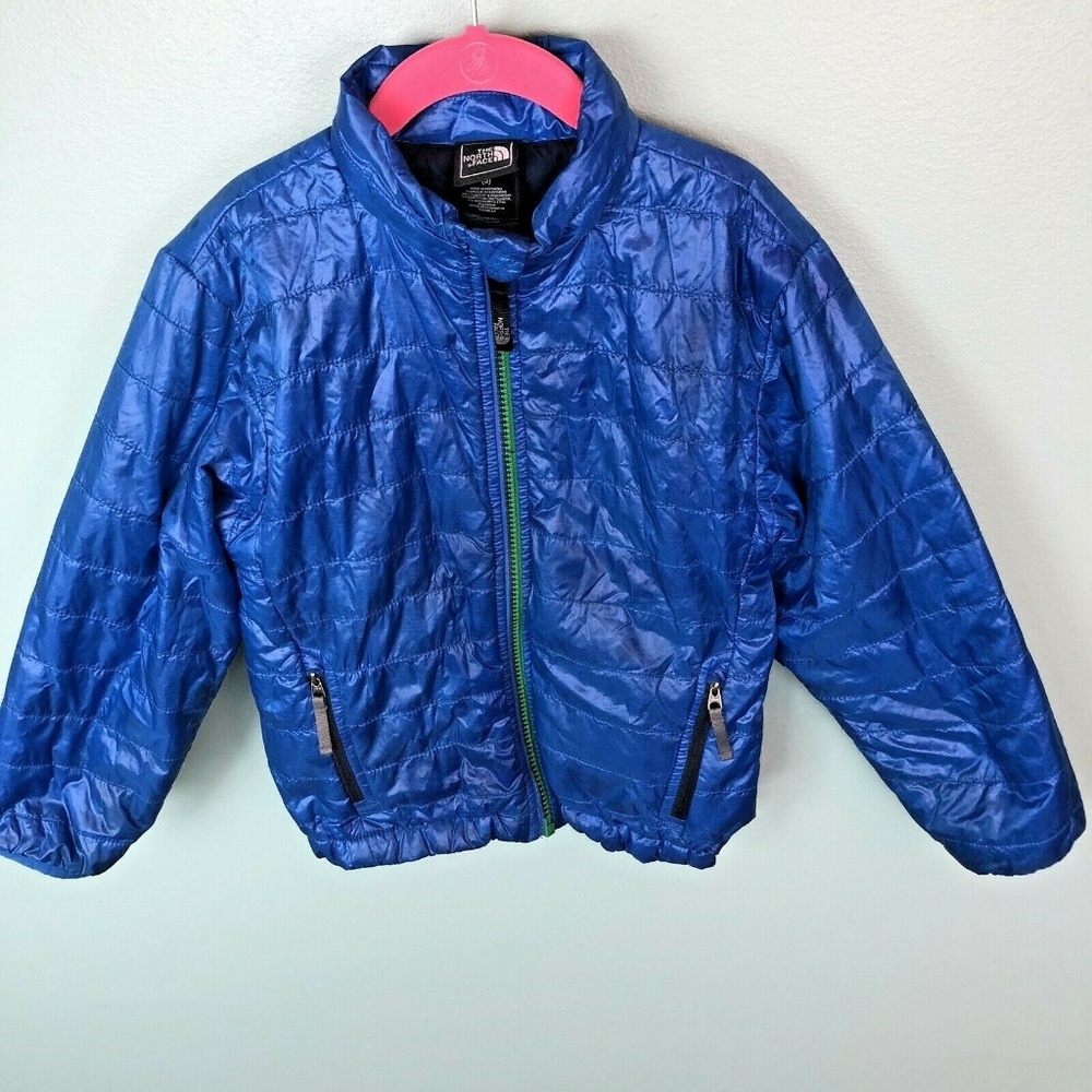 NORTH FACE Kid Puffer Jacket Blue Coat size XXS